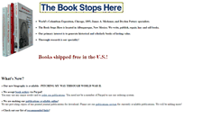 Desktop Screenshot of bookstopshere.com