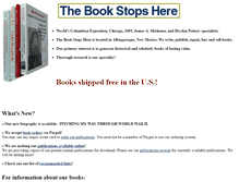 Tablet Screenshot of bookstopshere.com